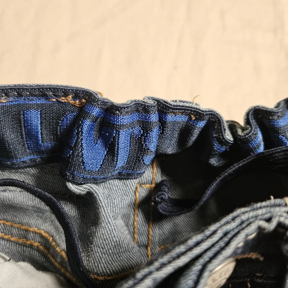 Levi's 512 Jeans Boys Size 5 Regular Blue Denim‎ Adjustable Waist